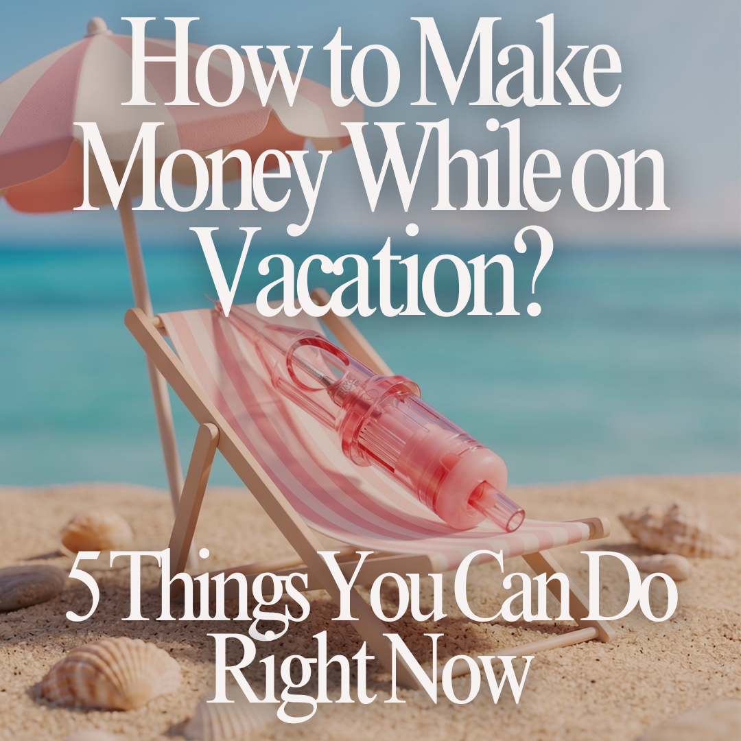 How to Make Money While on Vacation When You Run a PMU Studio? 5 Things You Can Start Doing Today